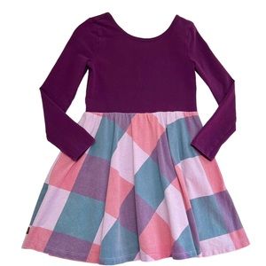 Tea Dress! Great condition! Tea Collection Plaid Skirted Dress